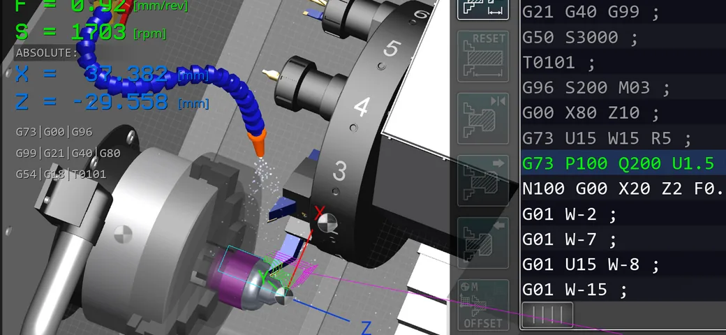 CNC Lathe Simulator Pro